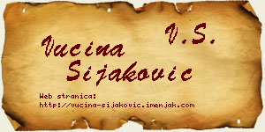 Vucina Šijaković vizit kartica